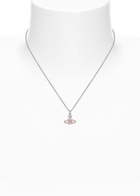 Vivienne Westwood Reina Crystal-embellished orb Necklace - Pink - One Size