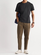 ALEX MILL - Standard Slim-Fit Slub Cotton-Jersey T-Shirt - Black