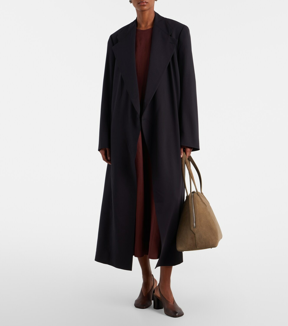 A.Emery Harnick Medium suede shoulder bag