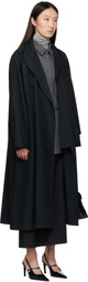 LE17SEPTEMBRE Navy Scarf Trench Coat