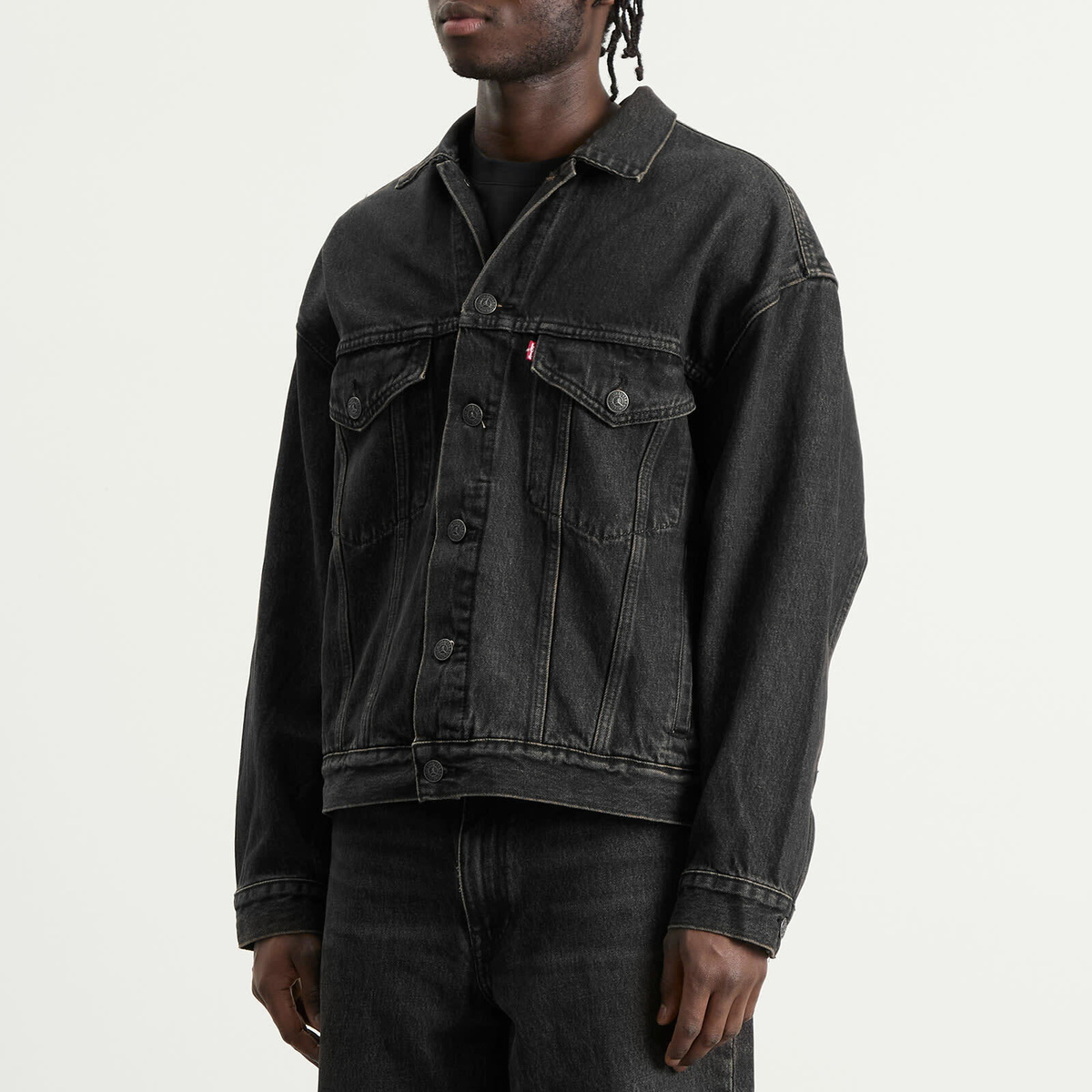 Levi's Men's x Jordan Type Iii Trucker in Black