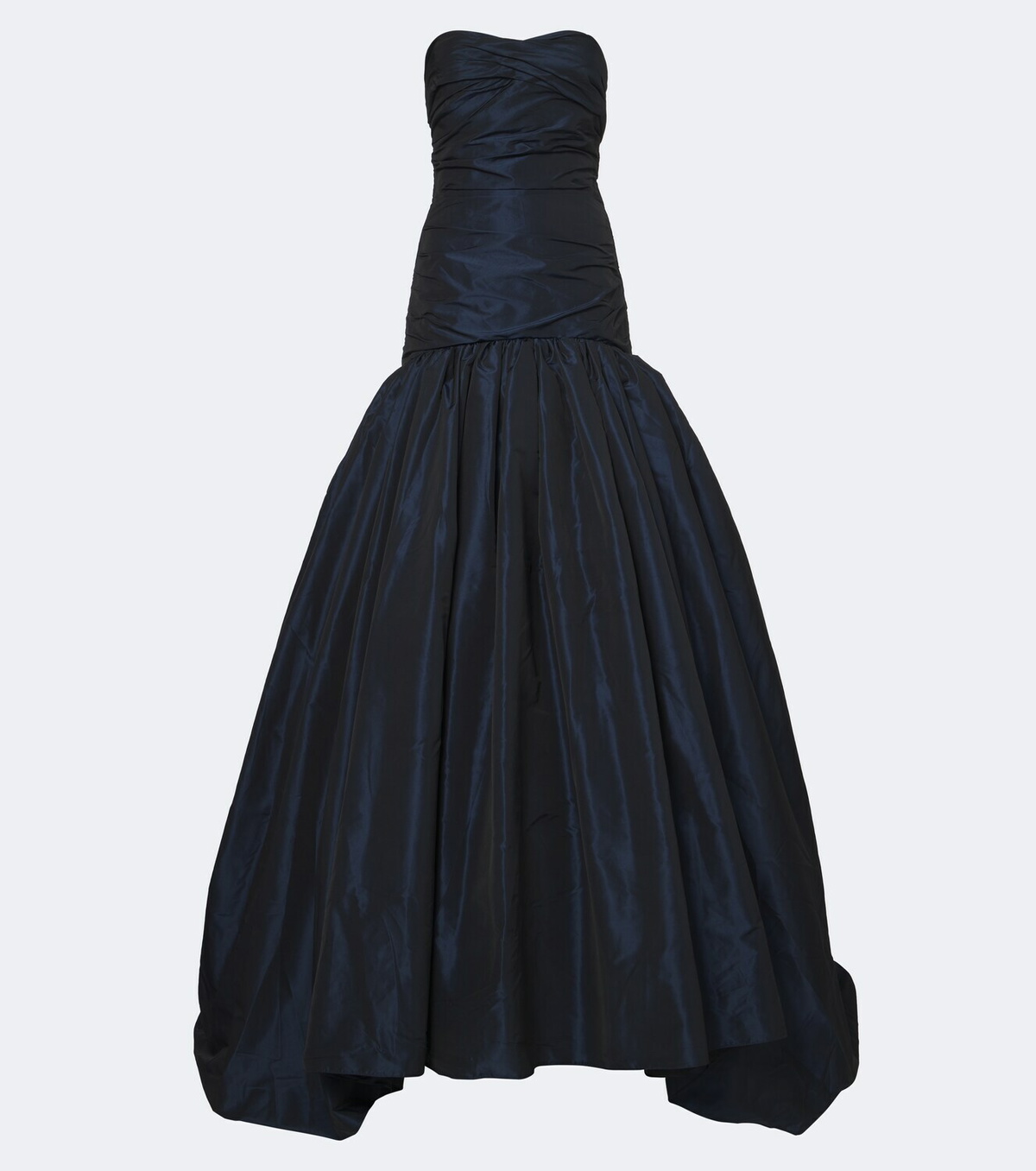 Marmar Halim Draped taffeta bustier gown