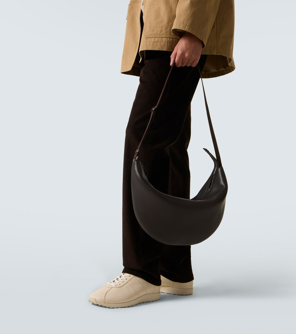 The Row Leather crossbody bag