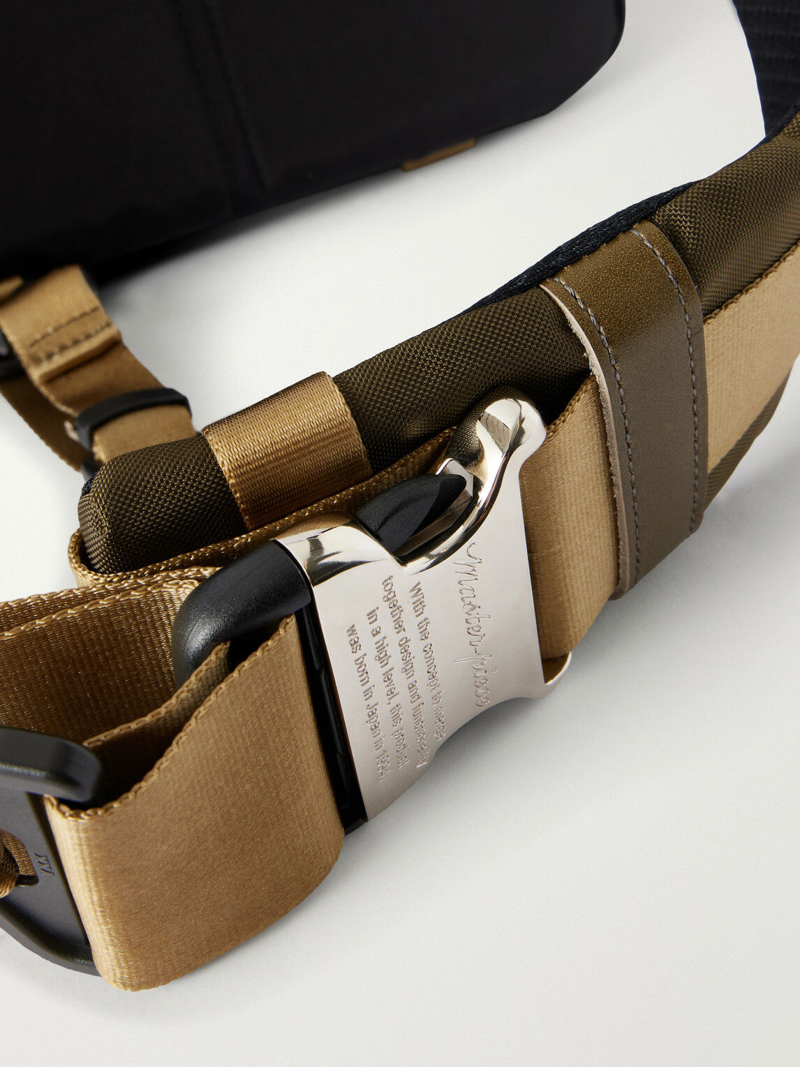 Master-Piece - Potential Leather-Trimmed Shell Messenger Bag