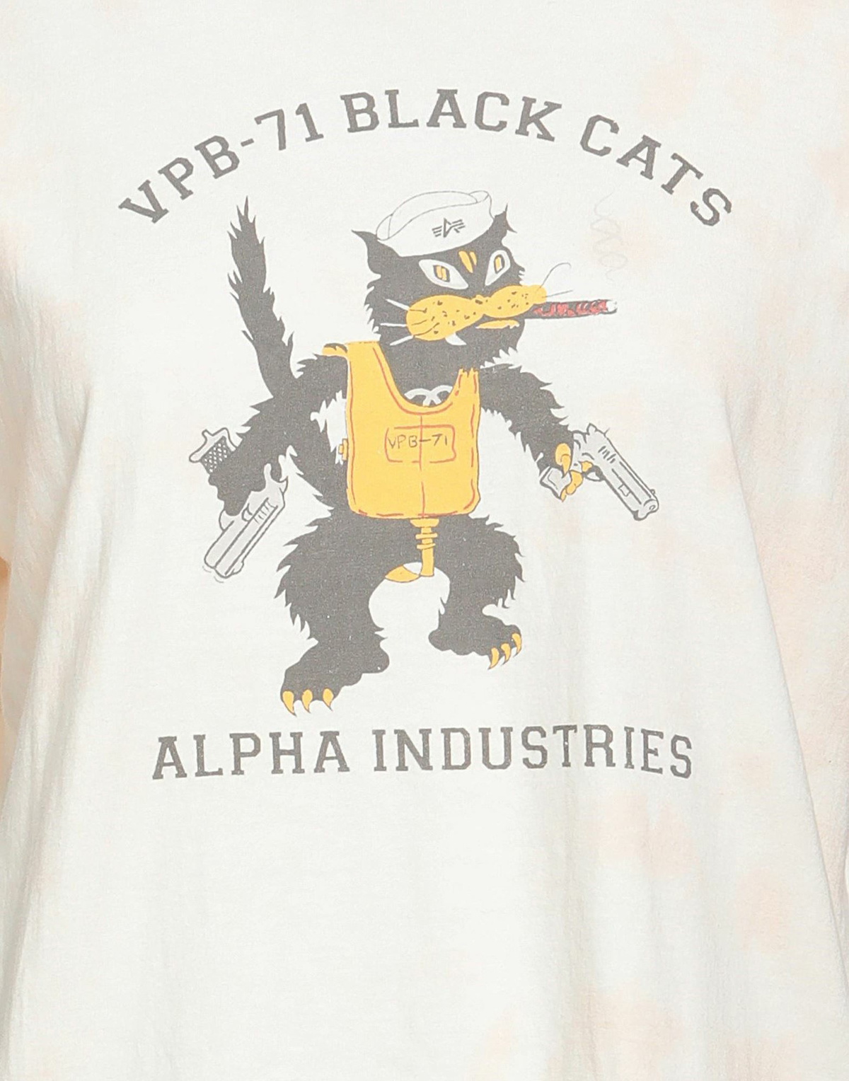 Alpha Industries Womens T-shirt Ivory