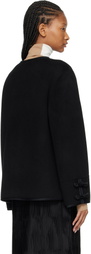 Róhe Black Double-Faced Pankou Jacket