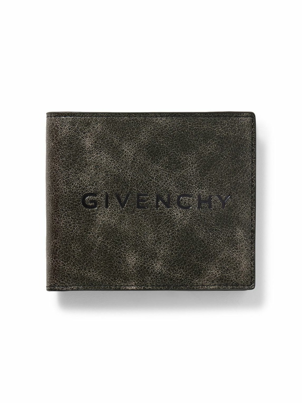 Photo: Givenchy - Logo-Embossed Full-Grain Leather Billfold Wallet