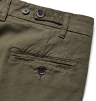 Barena - Stretch-Cotton Drill Trousers - Men - Green