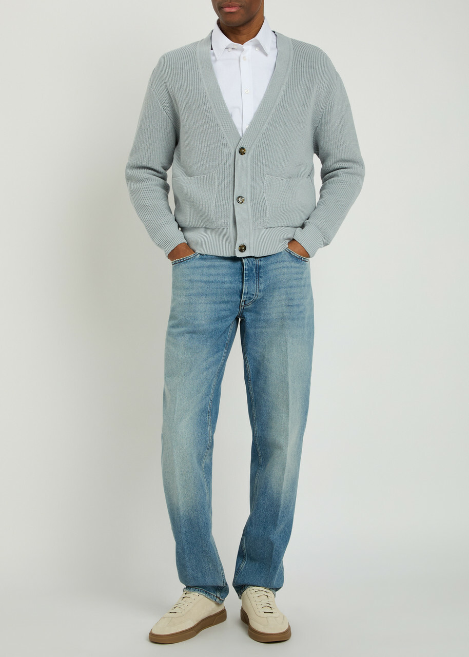 Lardini Relaxed Tapered-leg Jeans Denim