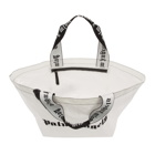 Palm Angels White and Black Classic Tote
