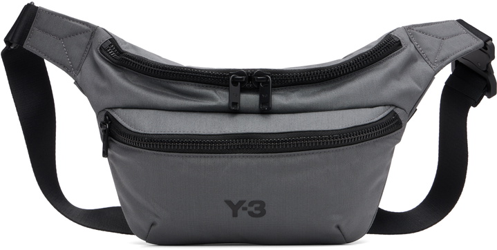 Photo: Y-3 Gray Staple Belt Bag