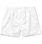 Derek Rose - Cotton Boxer Shorts - Men - White