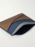 LOEWE - Puzzle Anagram-Debossed Panelled Leather Cardholder