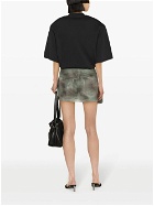 THE ATTICO - Fay Camouflage Denim Mini Skirt