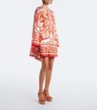 Dolce&Gabbana Majolica silk twill kaftan