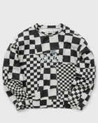 Erl Venice Checker Crewneck Knit Black/White - Mens - Pullovers