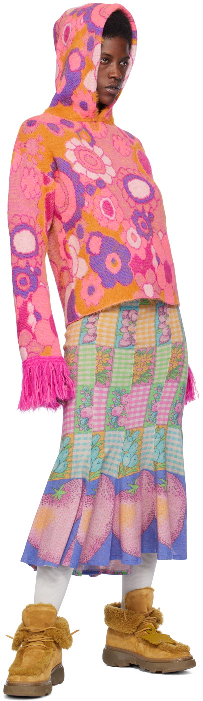 ERL Pink Graphic Hoodie