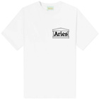 Aries Temple T-Shirt in White