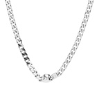 Alexander McQueen Men's Skull Chain Necklace in Silver