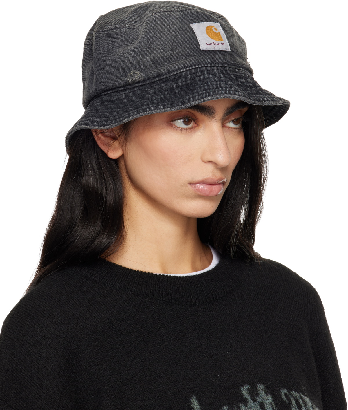 Carhartt Work In Progress Black Aden Bucket Hat