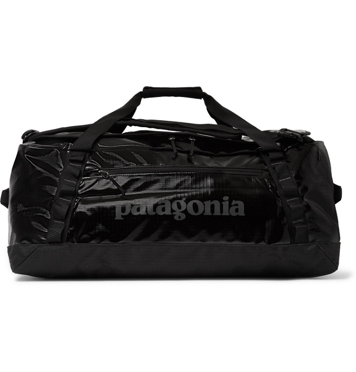 Photo: Patagonia - Black Hole 55L Logo-Print DWR-Coated Ripstop Duffle Bag - Black