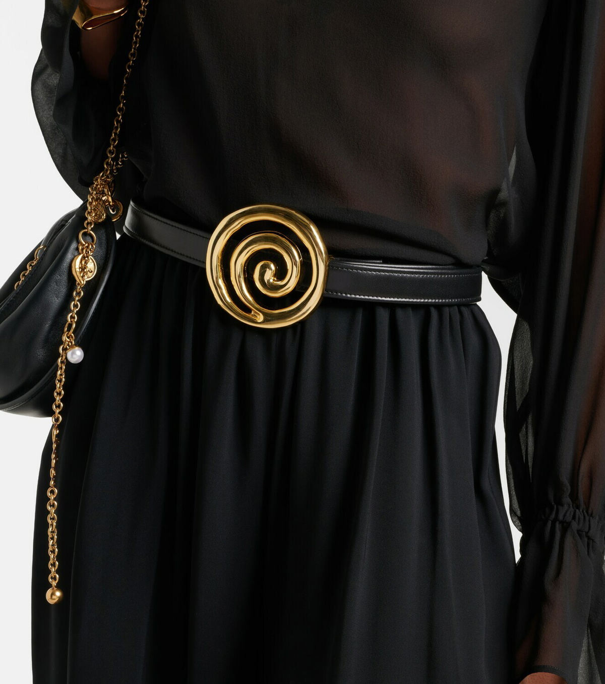 Déhanche Koru leather belt