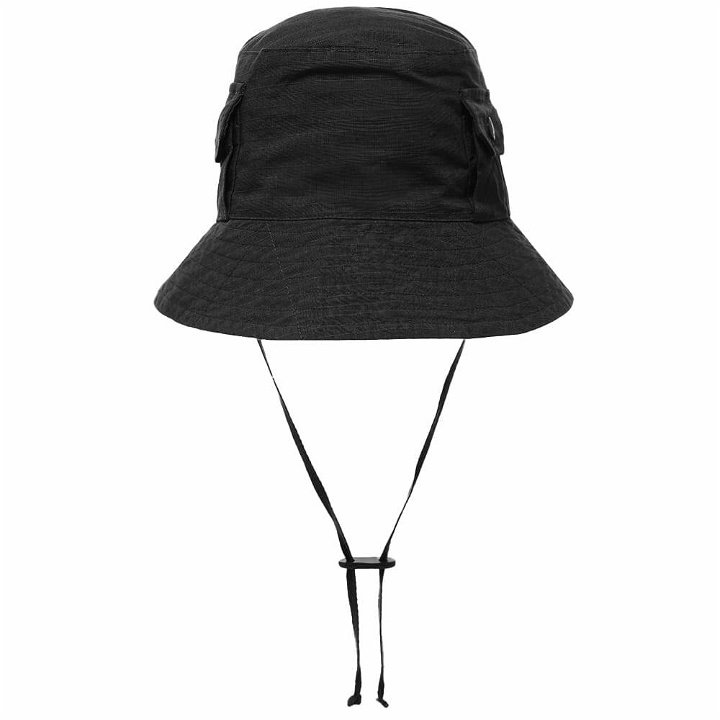 Photo: Engineered Garments Men's Explorer Hat in Black