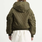 Peachy Den Women's The Penny Flight Jacket in Moss