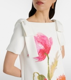 Carolina Herrera Bow-detail floral gown