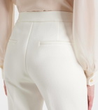 Rebecca Vallance Rory high-rise crêpe flared pants
