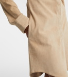 Stouls Geraldine suede shirt dress