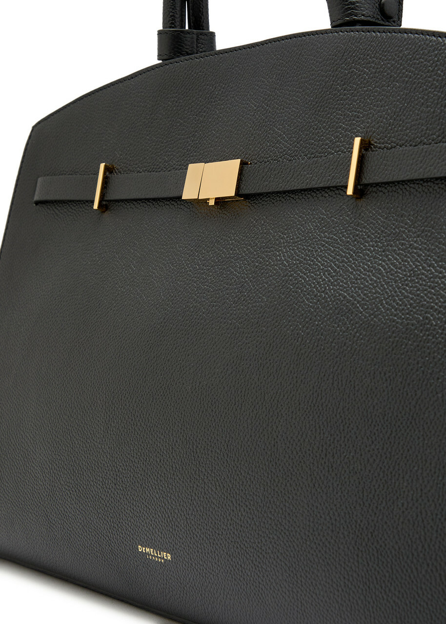 Demellier The Hudson Grained Leather top Handle bag - Black - One Size