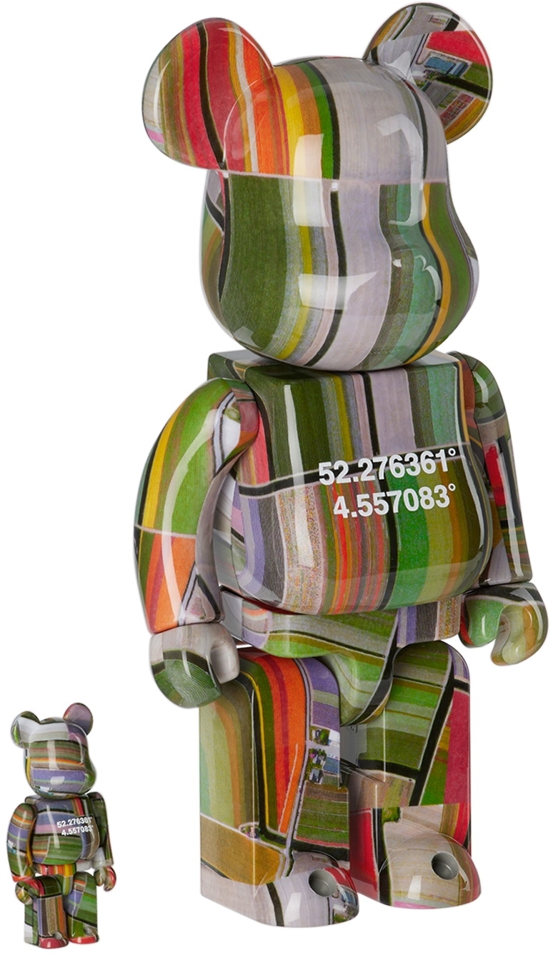 MEDICOM TOY Multicolor Benjamin Grant Overview 100％ & 400% Bearbrick