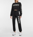 Rodarte Radarte cotton-blend crop sweatshirt