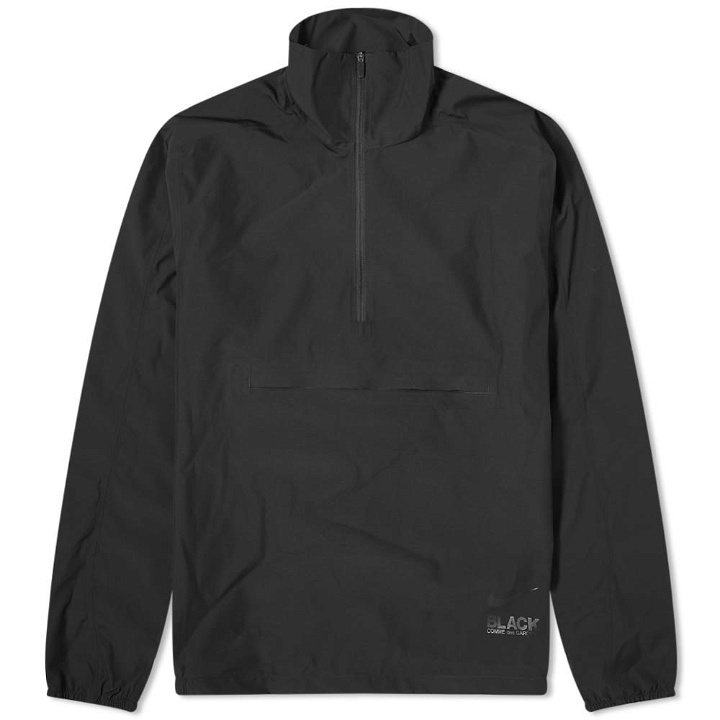 Photo: Comme des Garcons Black x Nike 3 Layer Half Zip Popover Jacket