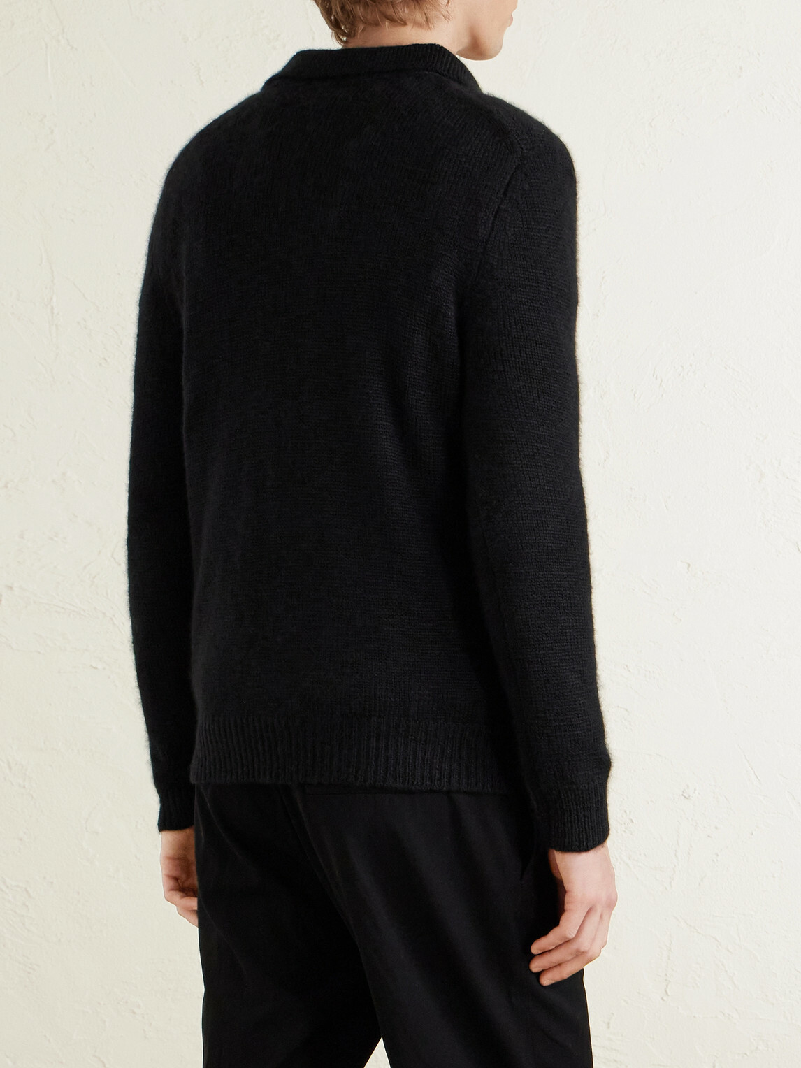 Gabriela Hearst - Aled Cashmere Polo Shirt - Black