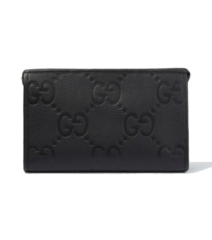 Photo: Gucci Jumbo GG leather pouch