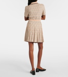 Tory Burch Monogram pleated miniskirt