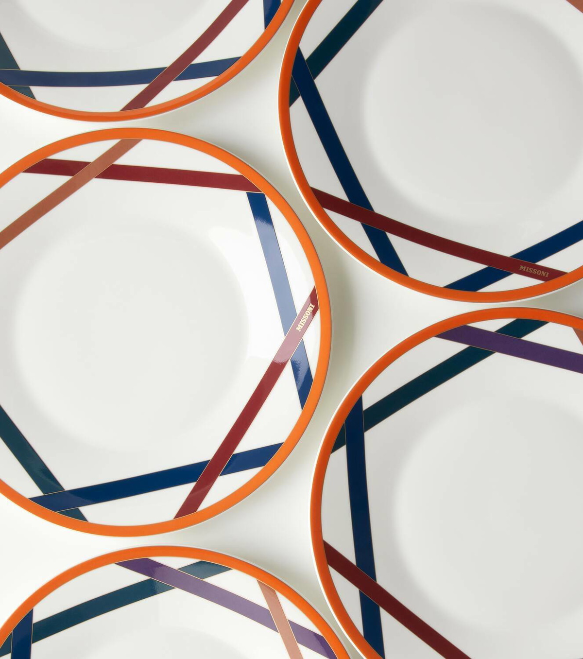 Missoni Nastri set of 6 dinner plates