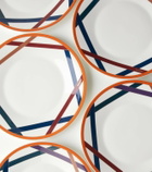 Missoni Nastri set of 6 dinner plates