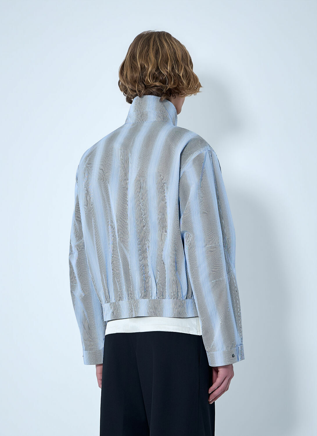 Dries Van Noten Striped Zip-Up Jacket
