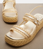Roger Vivier Summer Strass platform espadrille sandals