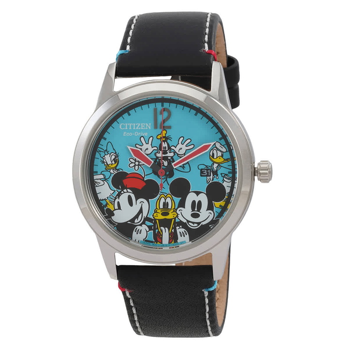 Photo: Citizen Sensational Six Disney Eco-Drive Blue Dial Unisex Watch AW1235-06W