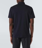 Moncler Cotton and cashmere polo shirt