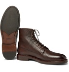 Brunello Cucinelli - Full-Grain Leather Boots - Brown