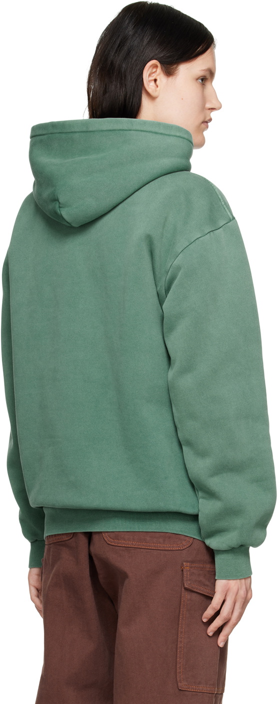 Butter Goods Green Distressed Dye Hoodie Butter Goods