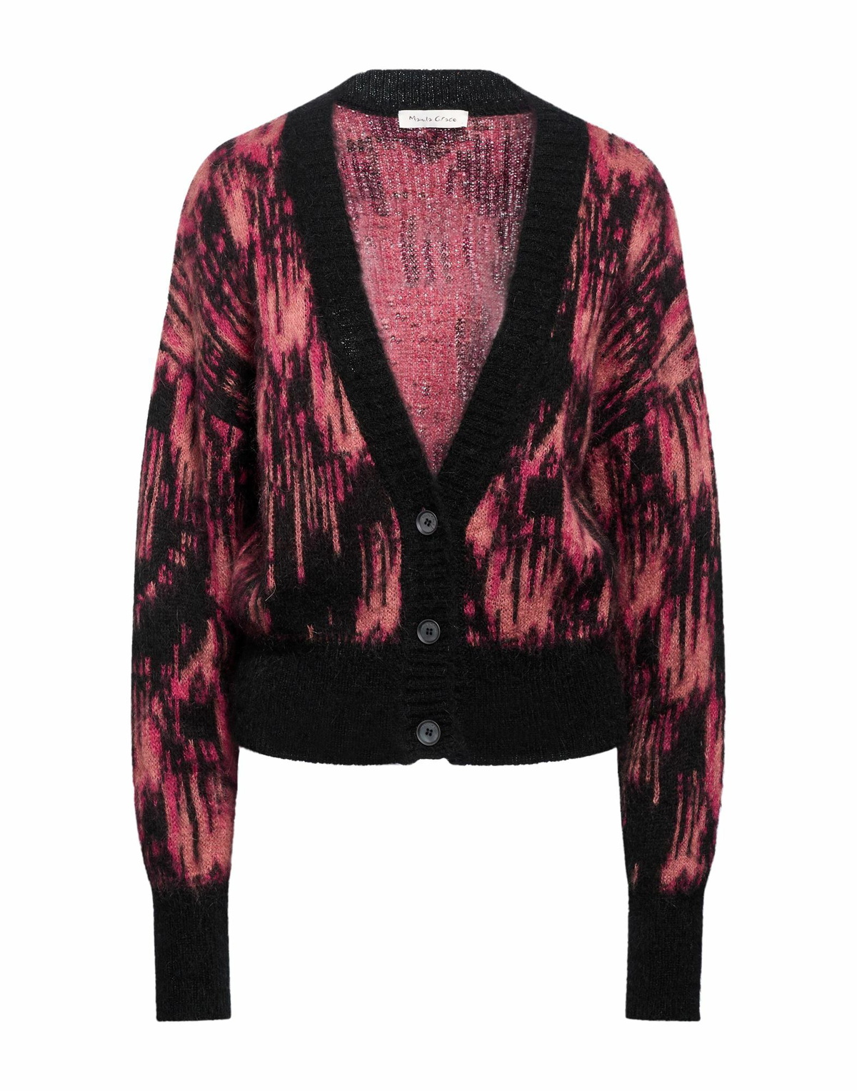 Manila Grace Womens Cardigan Fuchsia