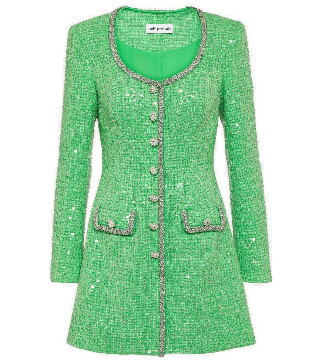 Self Portrait Kids Boucle Dress