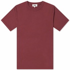 YMC Men's Triple T-Shirt in Burgundy