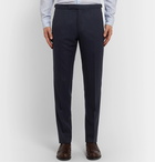 Ermenegildo Zegna - Navy Wool-Flannel Trousers - Blue